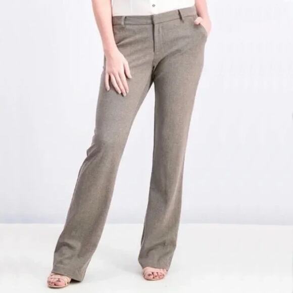 Kut From The Kloth Brown Straight Leg Trouser Pants Size  12 - Picture 1 of 14